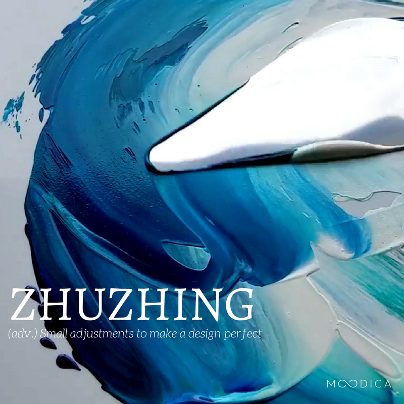 moodica's tweet photo. "Zhuzhing (adv.): Small adjustments to make a design perfect." #DictionaryDay #Moodica --> https://t.co/4yA5g2wMQt https://t.co/233lO3KMPj