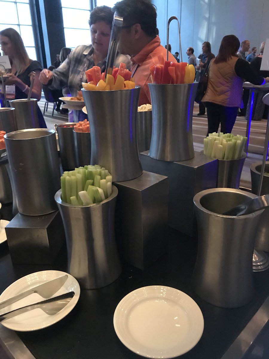 laura_cagle's tweet photo. I love a good buffet setup with unique displays! #eventnerd #emslive17 https://t.co/rkieTMIjUv