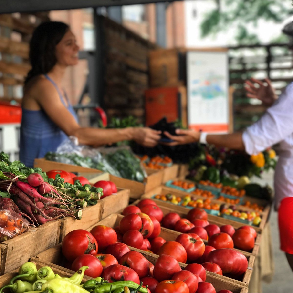 PonceCityMarket's tweet image. Pick from this week's supply of local and seasonal produce at the Ponce City Farmer's Market tomorrow from 4-8pm in The Shed.