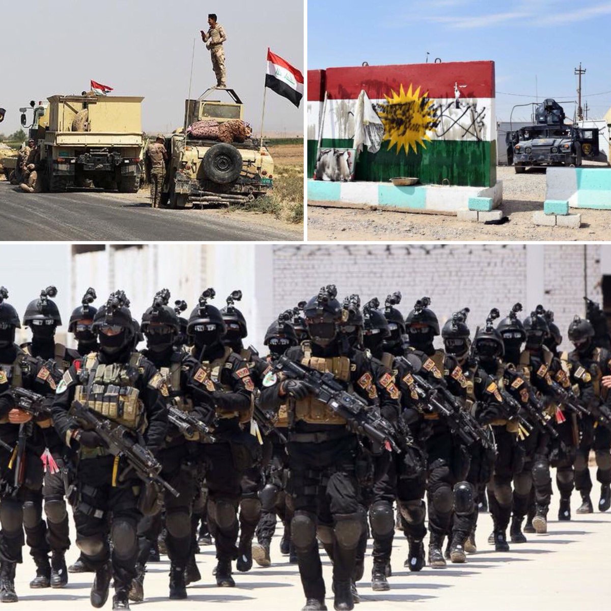 iraqichristian's tweet photo. Iraqi forces have taken #Kirkuk from Kurdish #Peshmerga! Next stop N #Nineveh Plain! #Iraq #OperationReturnToNineveh
https://t.co/HE1borYRVL https://t.co/0YDxzBcJdL
