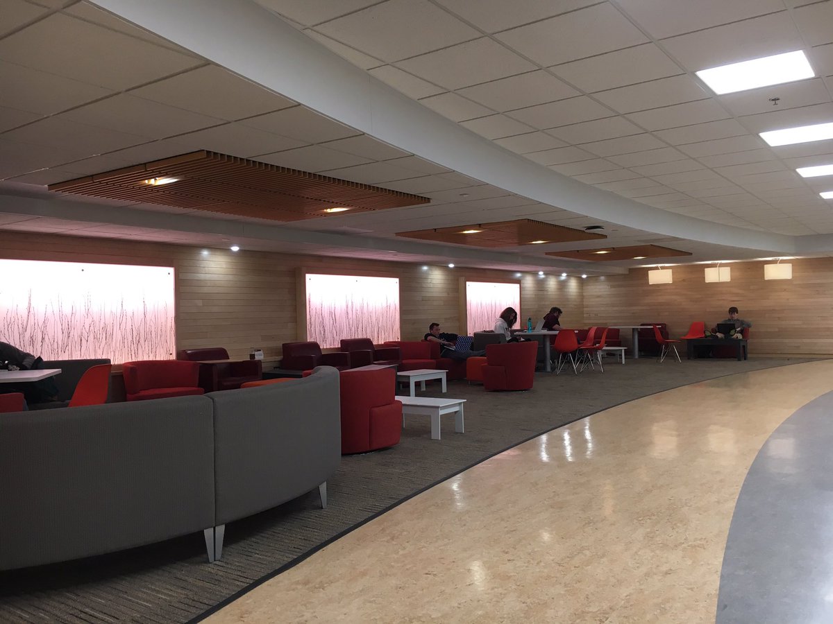 HannahCornish3's tweet photo. The Ven Den is a "secret" study spot in bohannon hall. It was originally built in 1966 but remodeled in 2015. #UMDJour https://t.co/j7LADIjPDs