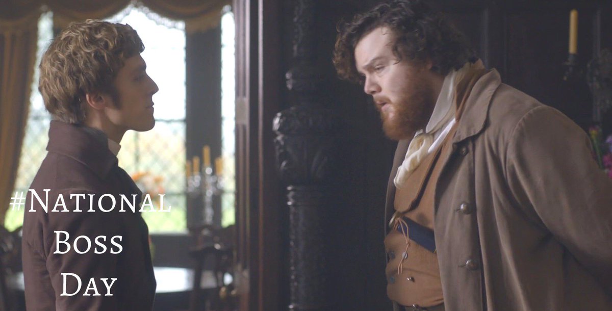 trenwithtoads's tweet photo. Best boss ever. #NationalBossDay #Poldark @WarlegganGeorge https://t.co/qJYVaOMAAc