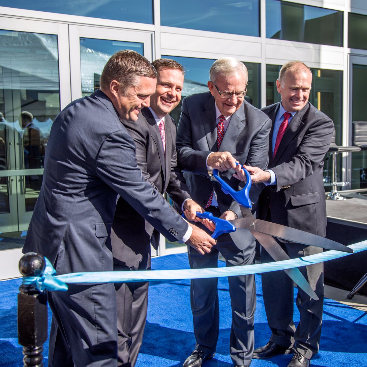 asea's tweet photo. ASEA Founders Verdis and Tyler Norton, President Jarom Webb, and CEO Charles Funke cut the ribbon on the new ASEA Global Headquarters today. https://t.co/MLNi73Dzhf