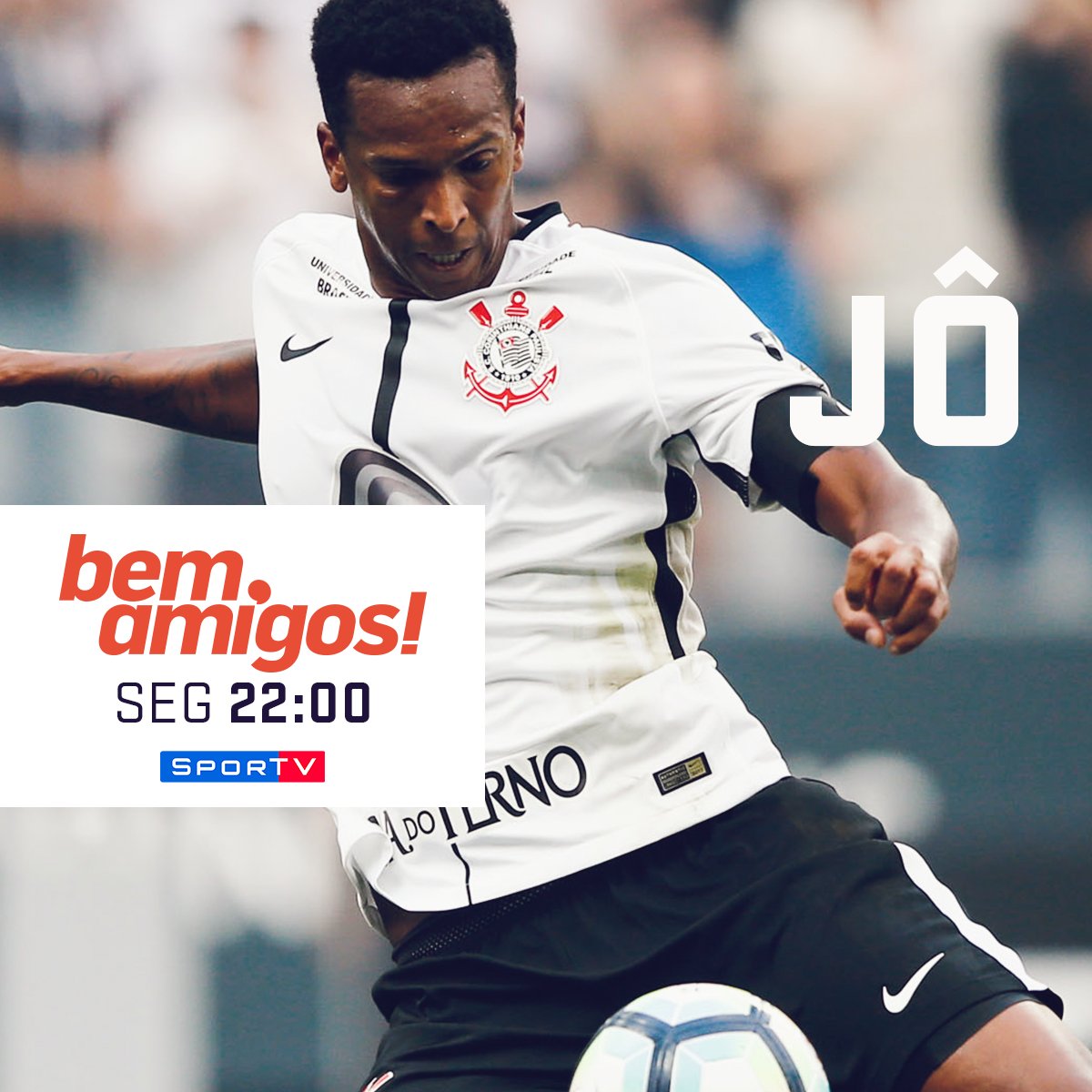 sportv's tweet photo. De penteado novo e artilheiro do líder do Brasileiro, Jô é um dos convidados do Bem, Amigos!
É nesta segunda, às 22:00 no SporTV! #BemAmigos https://t.co/UWqhRyZBCE