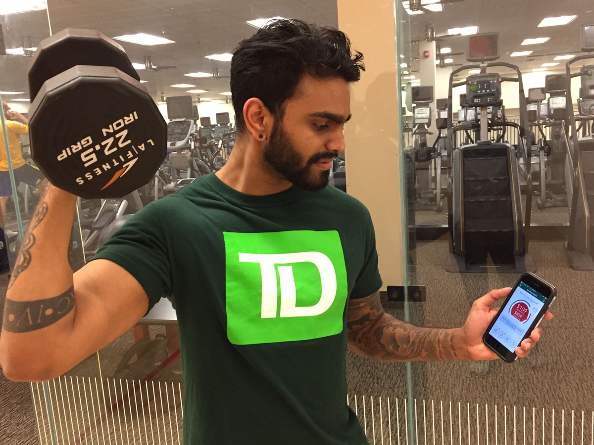 VCopantsidis's tweet photo. Let's go Digital at the gym!  #ImDigitalReady #TDMySpendApp  @MarianNishan  @GerardDinneen  @NigelSamaroo2 https://t.co/YJlSJ89g67