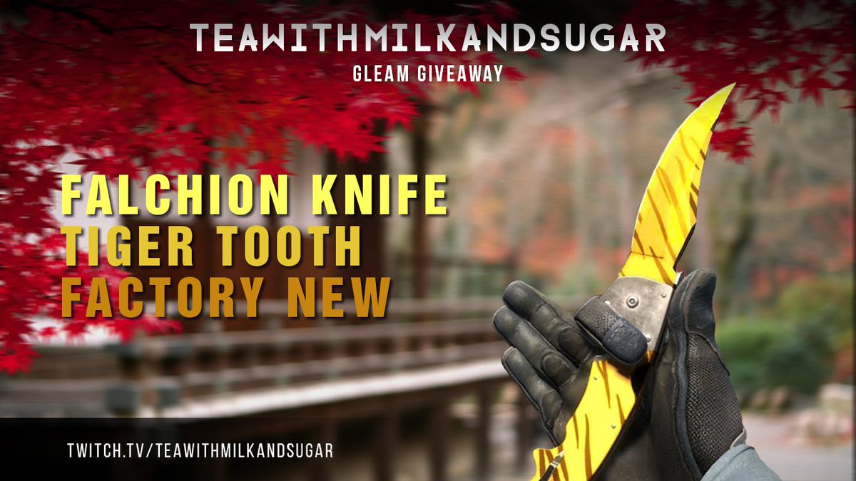 Tea__With__Milk's tweet image. 🌟 Falchion Knife | Tiger Tooth GIVEAWAY (FN) 🌟

🐦Follow / Retweet ! 🐦

↘️Enter Via The Gleam Link ↘️
gleam.io/PKUX5/falchion…