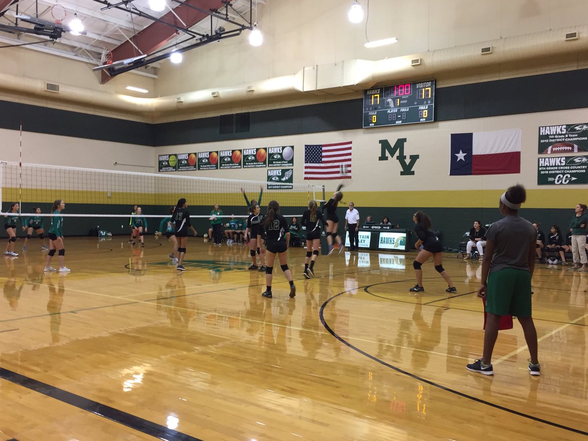 Lady Hawks taking in Cuero!!! #GoHawksGo