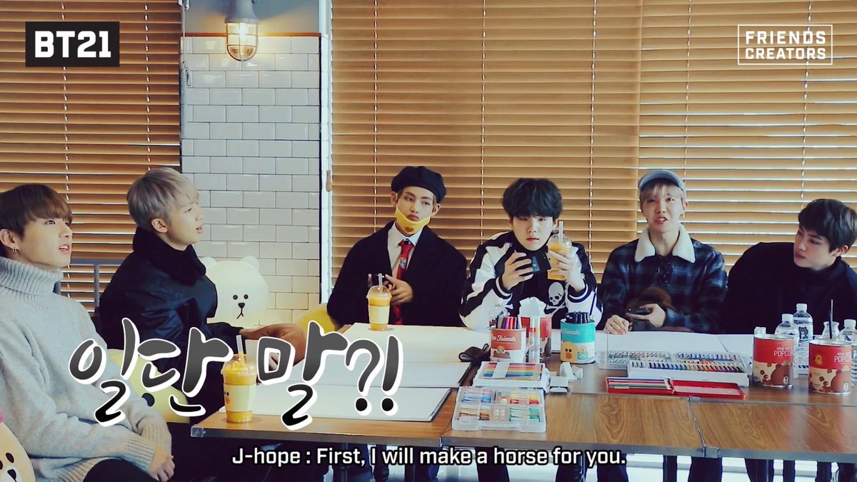 darlingbangtan's tweet photo. Oml hoseok asking how to draw a horse and Jungkook saying look in the mirror SAVAGE
#BTSShow #MPNz https://t.co/GZYrGjelMZ