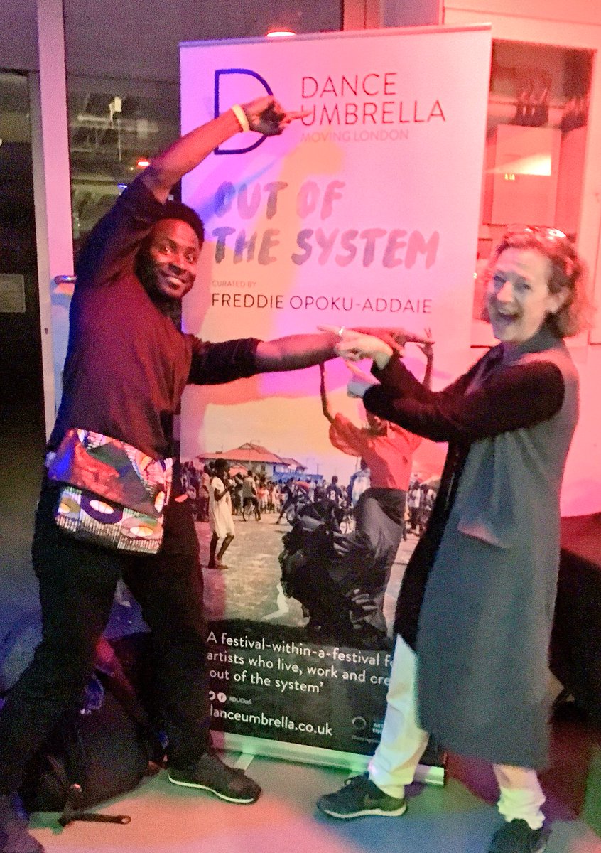 LIFTfestival's tweet photo. Those fixing the system @FOpokuAddaie @gladstone_bag @DanceUmbrellaUK #outofthesystem 'a Festival within a Festival' https://t.co/TWFdSAZmZ1 https://t.co/AYfgtqf1vL
