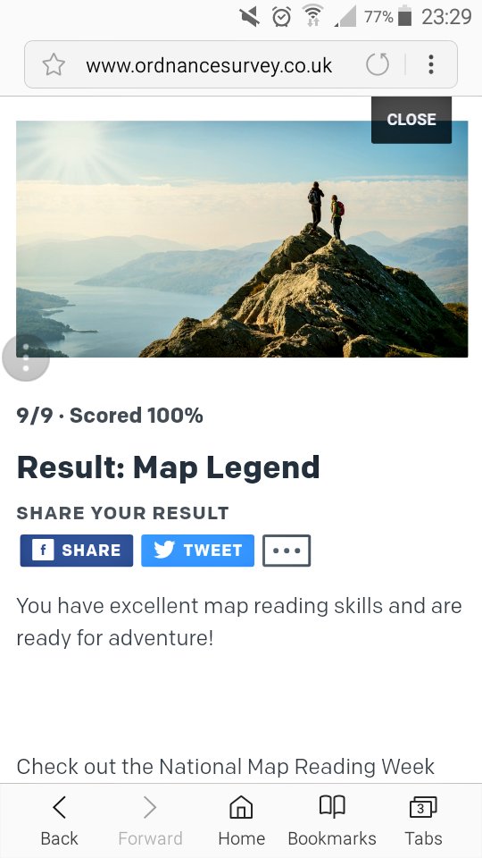 GeographySRG's tweet photo. Few! Check out the @OrdnanceSurvey page for a quick map reading test...officially a #MapLegend 😀 #NationalMapReadingWeek #Geographyteacher https://t.co/qn7EpPNsen
