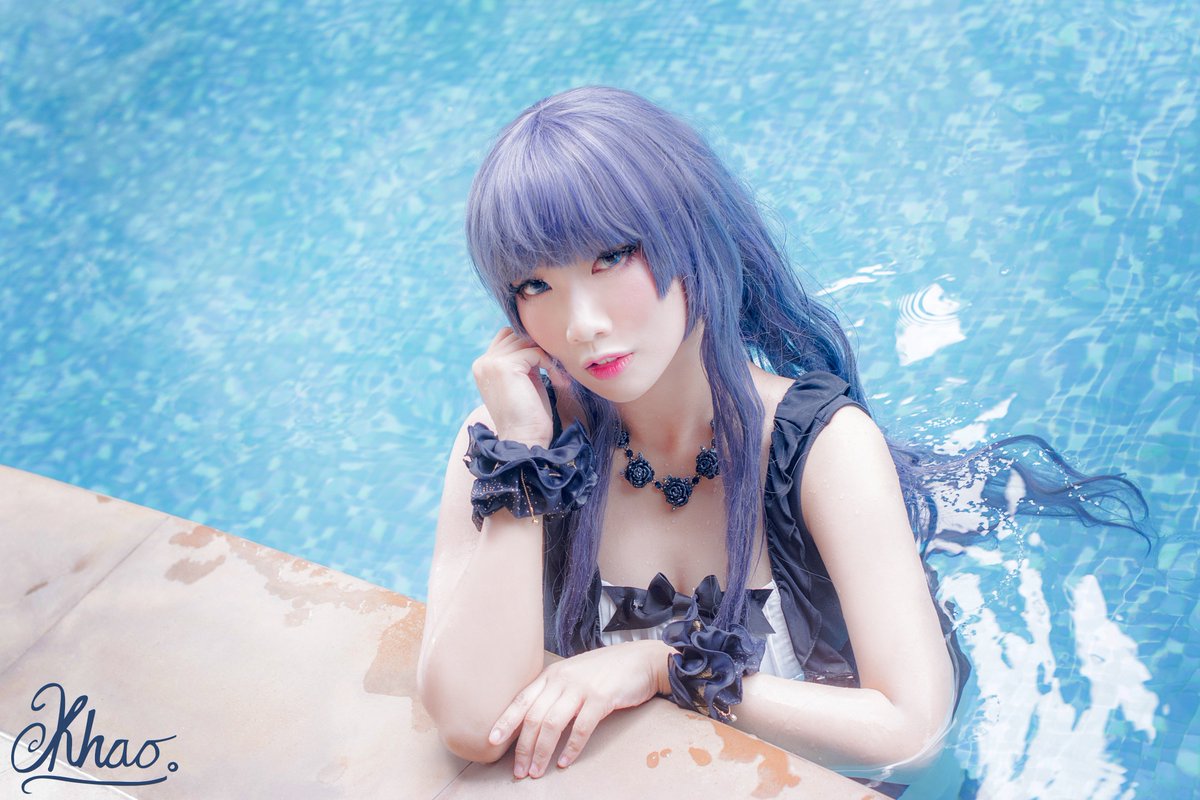 moe_khao's tweet photo. I seldom take a dip into the pool with my hair down as it is rather impractical.
Occasionally, it is not so bad. https://t.co/Hm9toXzJy9