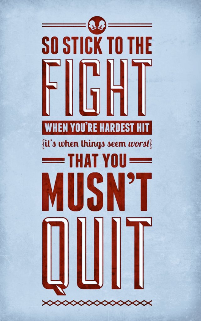 BLPtheDREAMAKER's tweet photo. "GOD did not create you to Quit - SO DON'T EVEN THINK ABOUT IT!"
#30DaysOfConsecration
#TheBigDeal https://t.co/5PdDcdDgvg