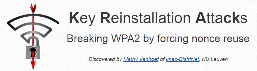 A key reinstallation attack (#KRACK) vulnerability in #WPA2 has been publicly disclosed today. More details: goo.gl/BHCNRd