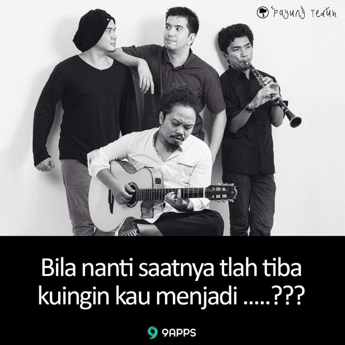 Ayo nyanyi AKAD bareng! Lengkapi lirik di bawah yaaaa.. #PayungTeduh #9APPS