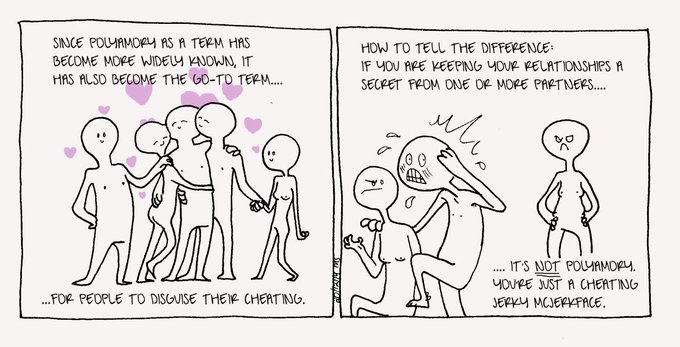 Do yourself a favor: Do NOT call it polyamory if you're cheating. 😤 https://t.co/1pAHiDdLfP<a href="/tag/selfie"class="tags"><span>#selfie</span></a>