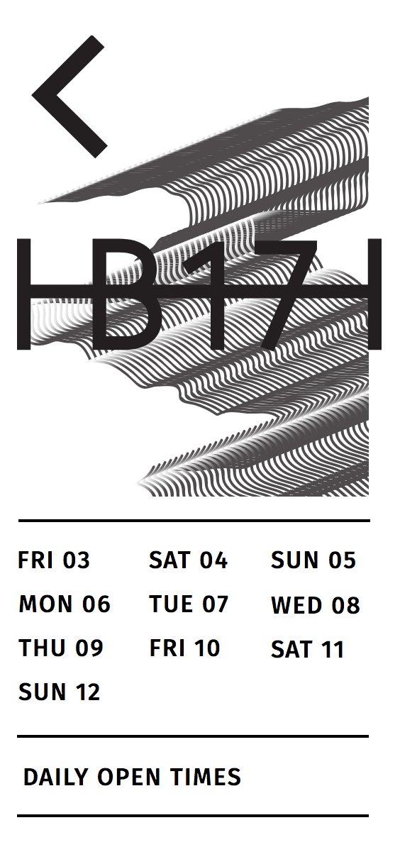 FULL HOBIENNALE PROGRAM OUT NOW! hobiennale.com