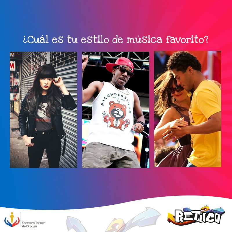 RetucoEC's tweet photo. Rock, rap o tropical... ¿con qué estilo te identificas? https://t.co/34EpINDdwH