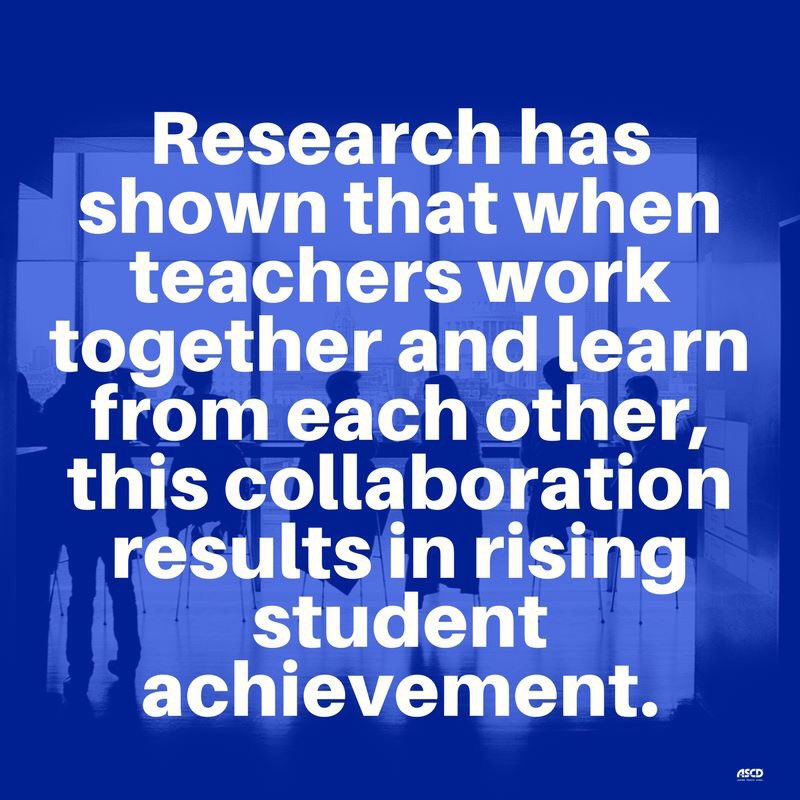 #collaboration is key! via <a href="/ASCD/">ASCD</a>