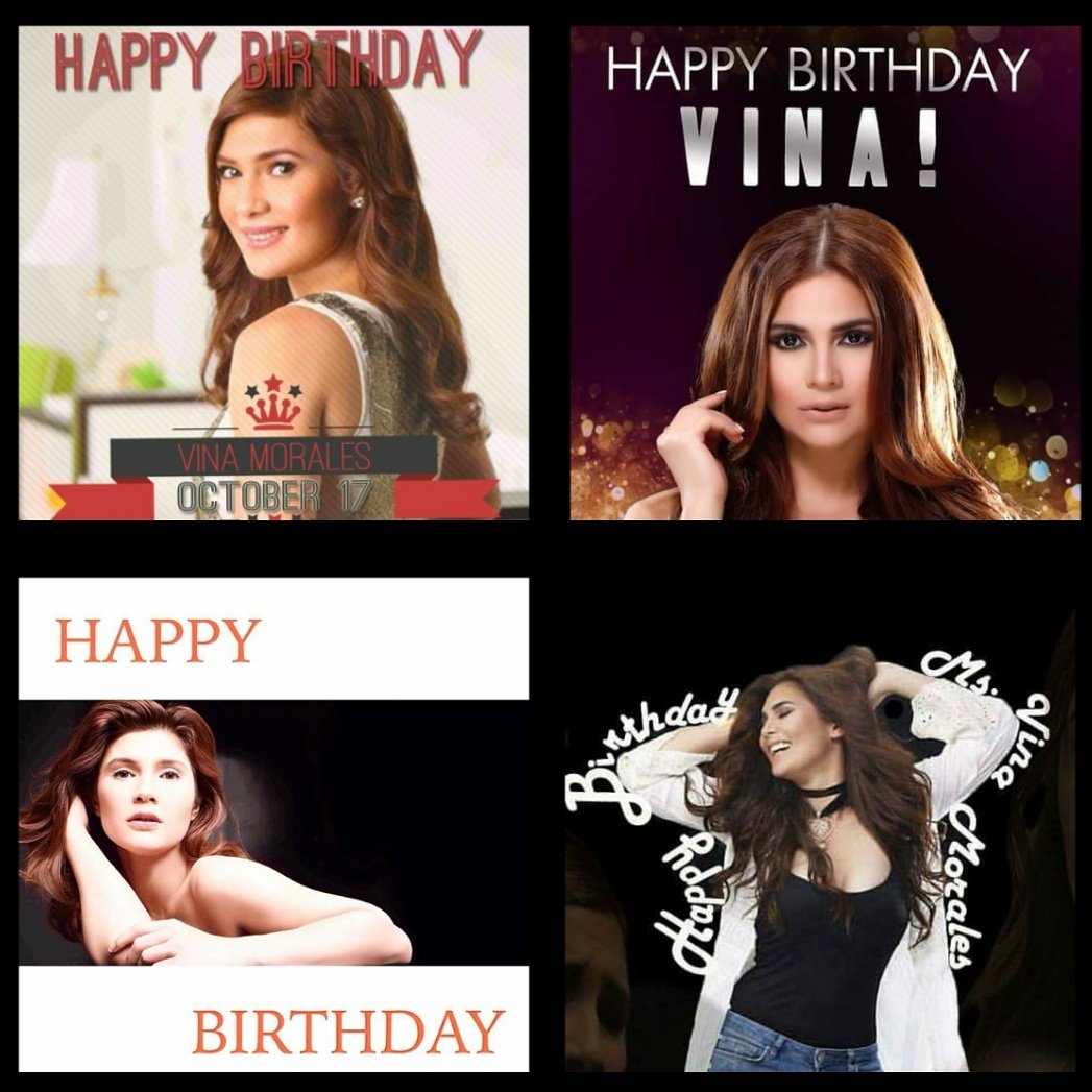 Happy birthday Vina Morales! 