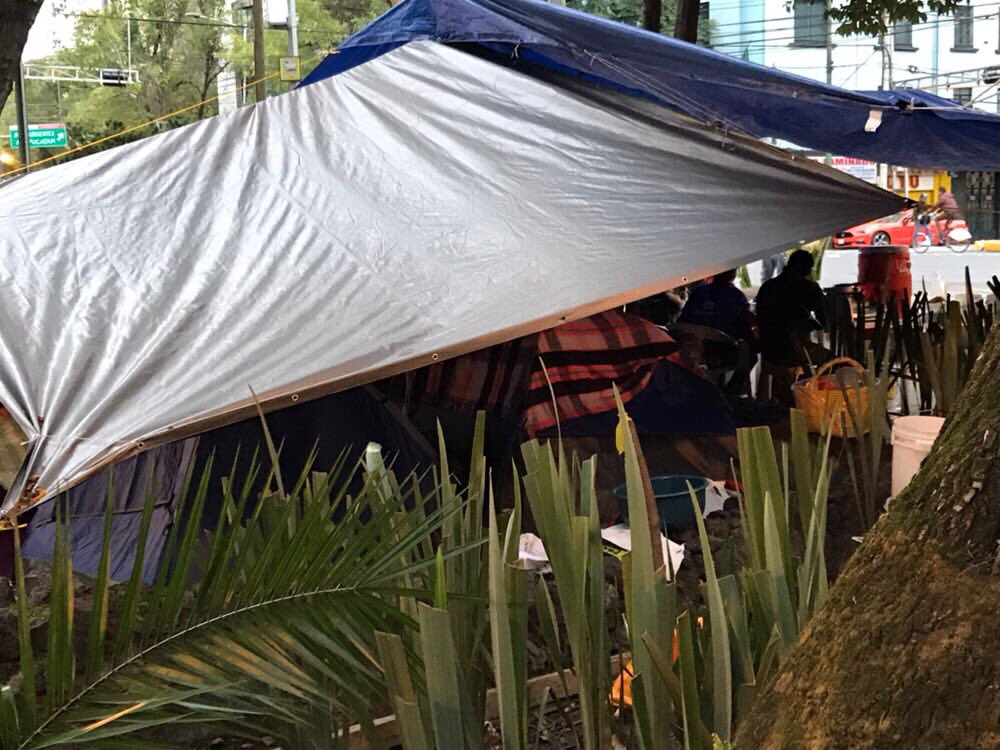 Diversas quejas d vecinos d nuestras colonias x edo d Parque España y los “centros d acopio” q ahí permanecen ¿Autoridades, cuándo retiran?