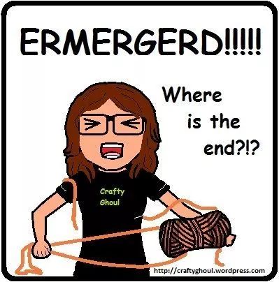 SaraGoesQuack's tweet image. For real though! #crochetproblems