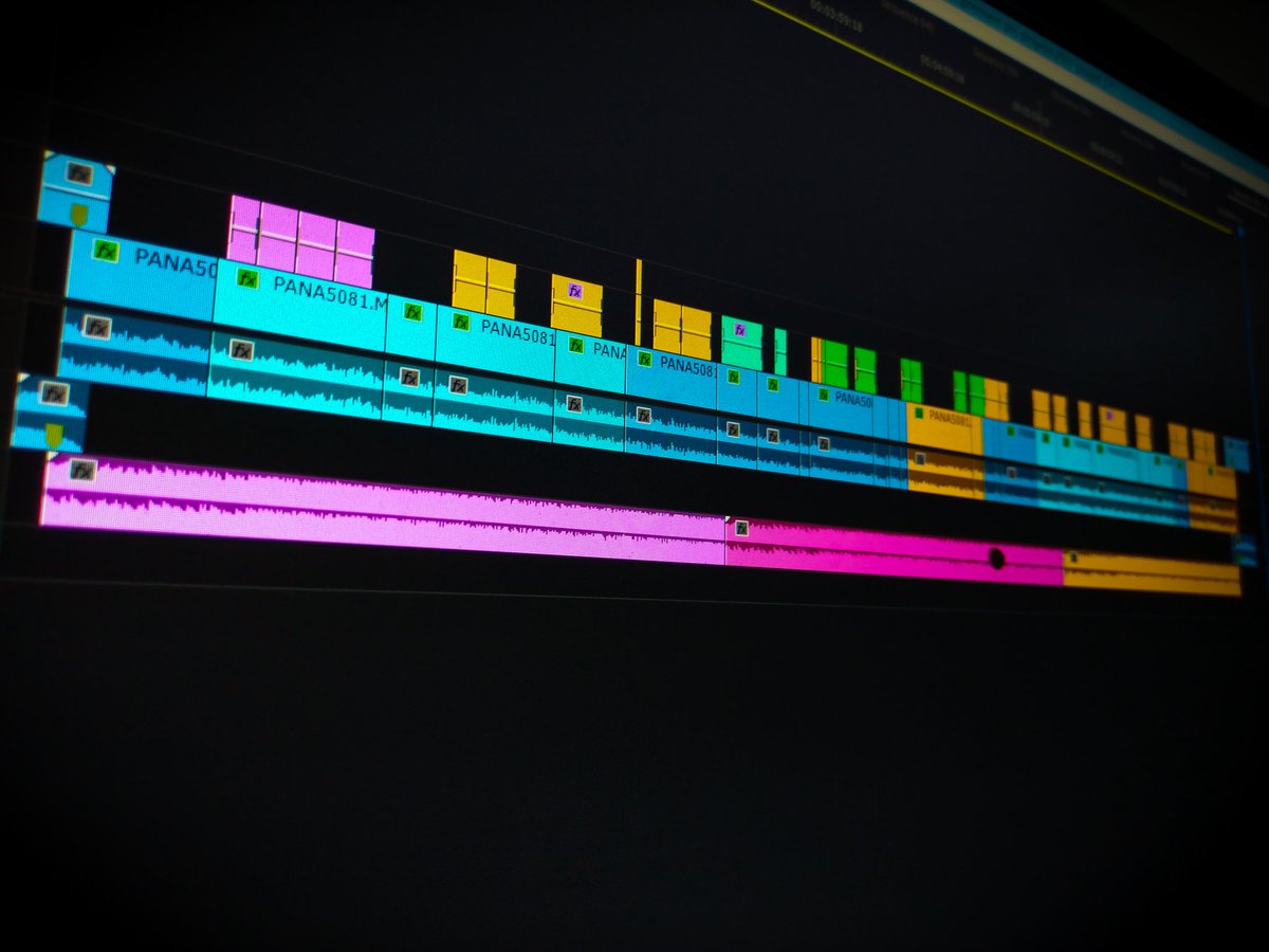 Furmware's tweet photo. Getting back to some long edits #timelinetuesday #adobe #premierepro https://t.co/cD8Kt9WsJi