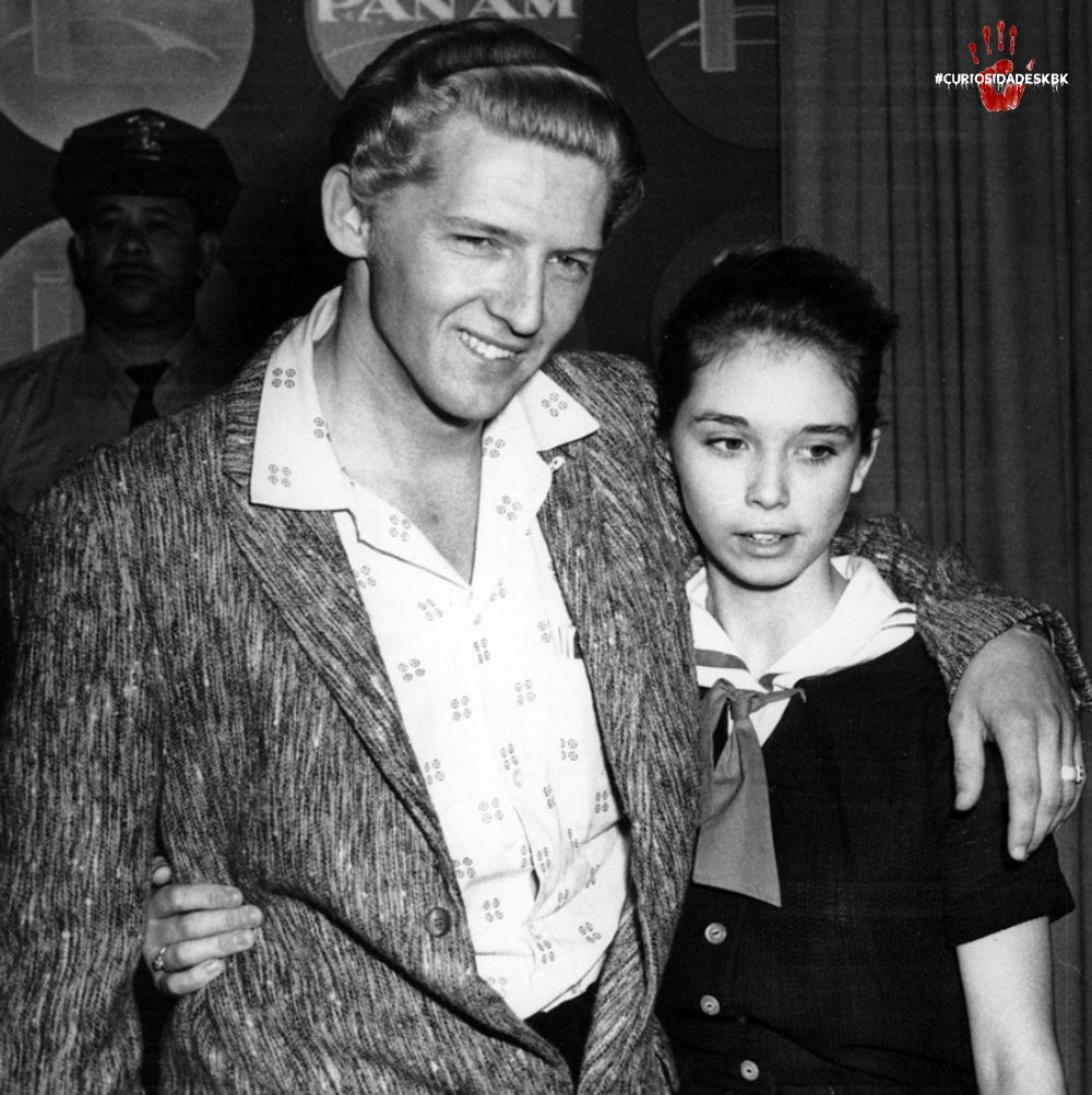 #CuriosidadesKBK | ¿Sabías que a los 22 años, Jerry Lee Lewis se casaba por tercera vez, en esa ocasión con su prima hermana de 13 años?