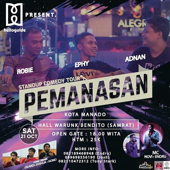 H-4 #PMNSN Manado, yg belum punya tiket ayo segera dibeli!