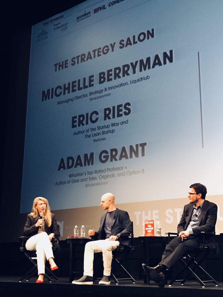 ArtsBusinessPHL's tweet photo. It’s on! #StrategySalon w/ @LiquidHub @Vanguard_Group! @micberryman: break down barriers of who gets to be a maker in ur org #Startupway https://t.co/3ewSBuJ79H