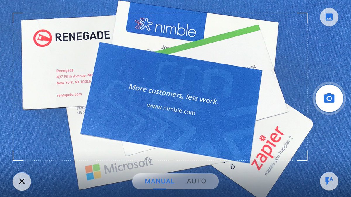 Nimble's tweet image. Nimble Adds #BusinessCardScanner and Email Signature Capture nimb.li/2glWHSR | The @Nimble Blog #BizCardScanner