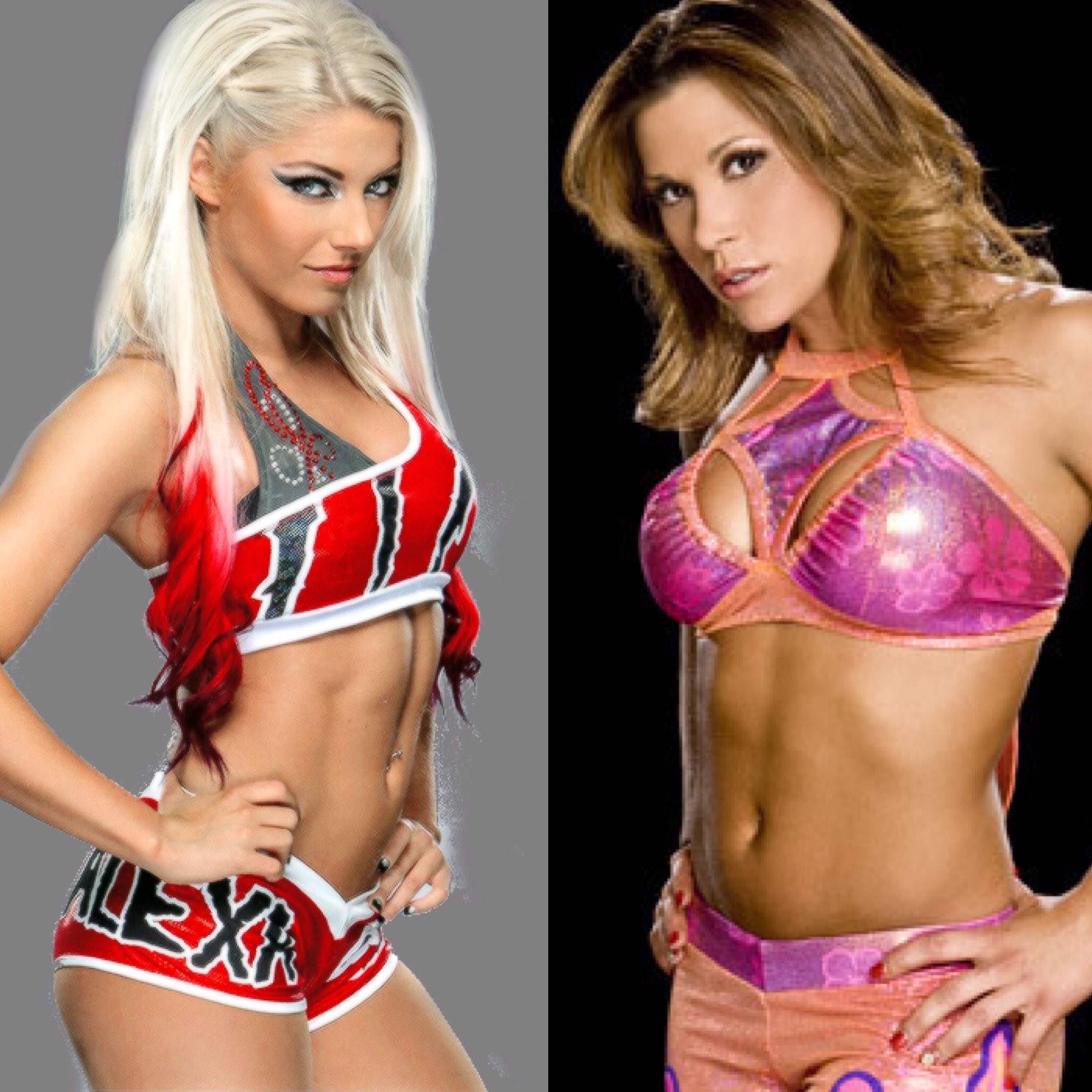 Who's hotter?RT for Alexa Bliss Like for Mickie James. 