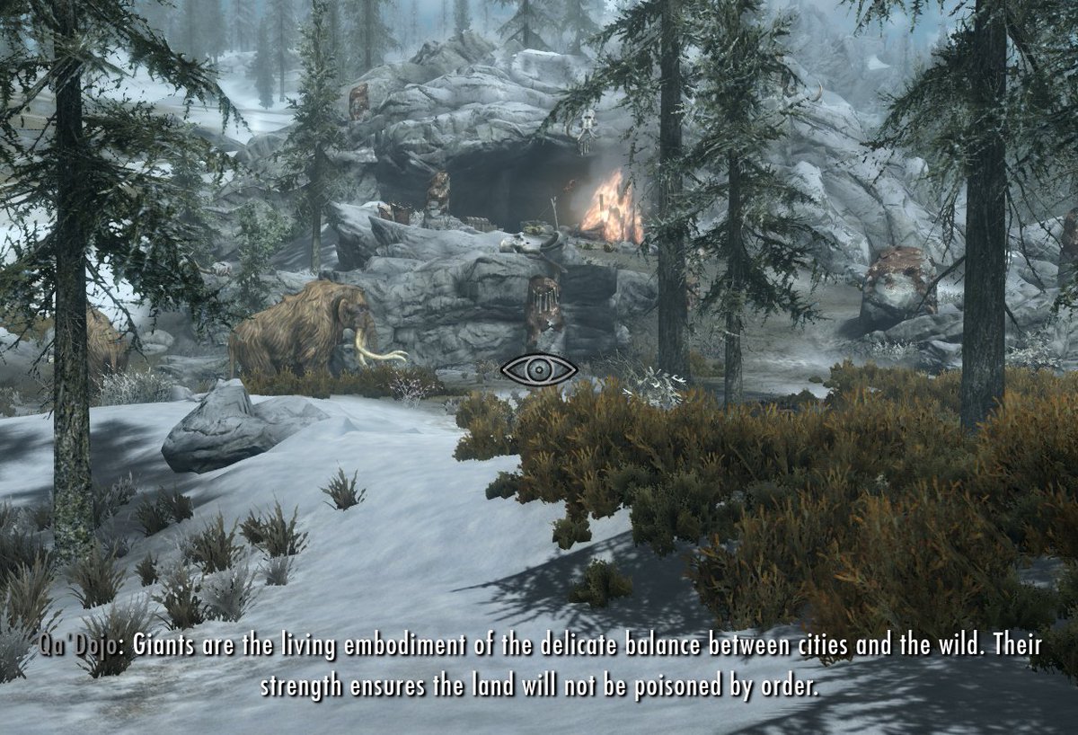 TESfangirrl's tweet photo. This is my first time traveling #Skyrim with Qa'Dojo, but he makes such a chill companion, I'm really enjoying myself. :) #SkyrimSE #3DNPC https://t.co/NPULm76mjJ