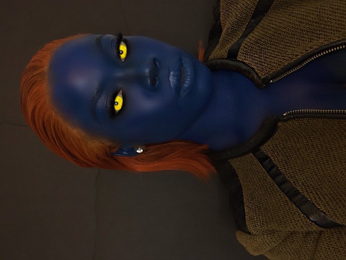 aangelsimms's tweet photo. The real "MYSTIQUE" #xmen https://t.co/piMRMfktlB