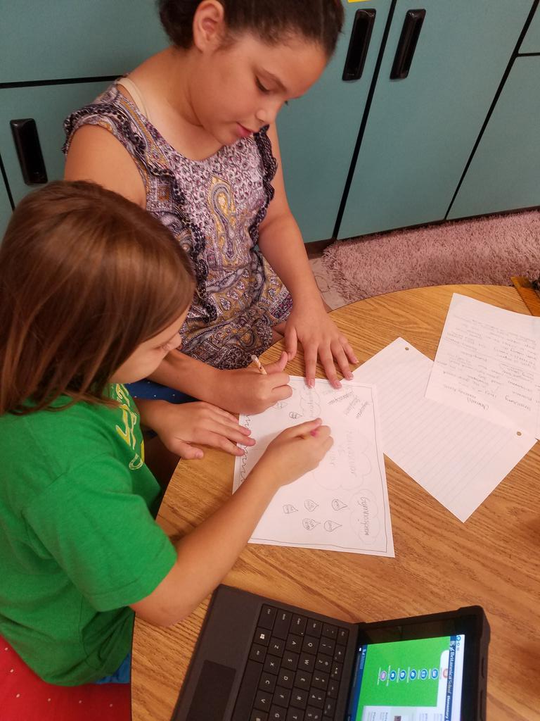 SeeverM's tweet photo. river eves 5th grade using multiple sources to research animals and complete an Avid one pager!!! https://t.co/652vl1SnfY
