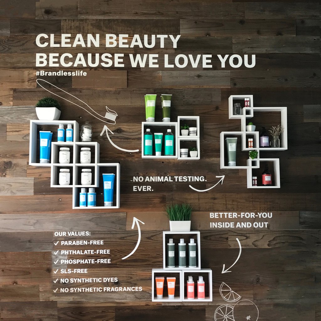 idoleffler's tweet photo. Effective. Affordable. Cruelty-free. Excited to announce our new Clean Beauty and Personal Care Aisles! Still $3 #BeautyIsBrandless https://t.co/ipyIBRVRQV