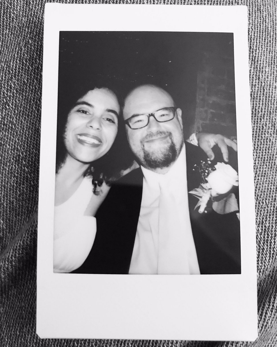 Letkemann's tweet photo. Exactly a week ago tonight, us two happy folks got married exactly 30 years after we met. So far, so good 😉 #jesstopher
📷by our flower girl, Edie Pedraza (age 6!) https://t.co/WQgx4qqsc4