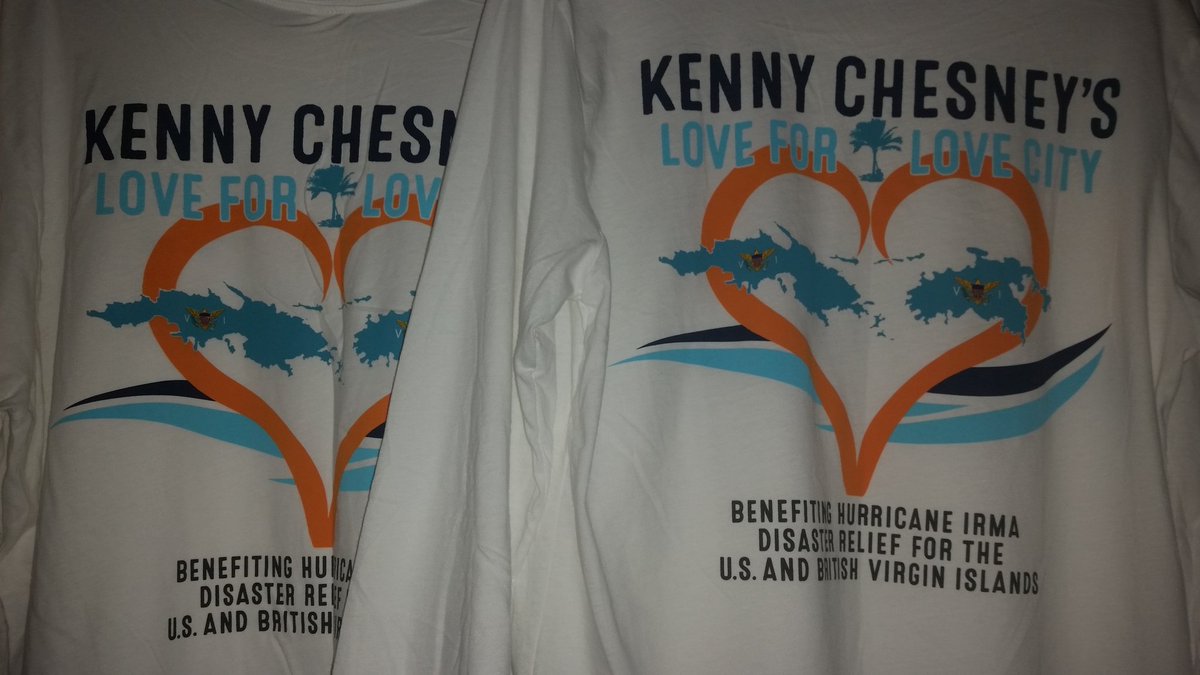 itsKaceywithaK's tweet photo. @kennychesney Got our #LoveforLoveCity shirts! Thank u for what u are doing for the islands! https://t.co/20tKvLtDBe