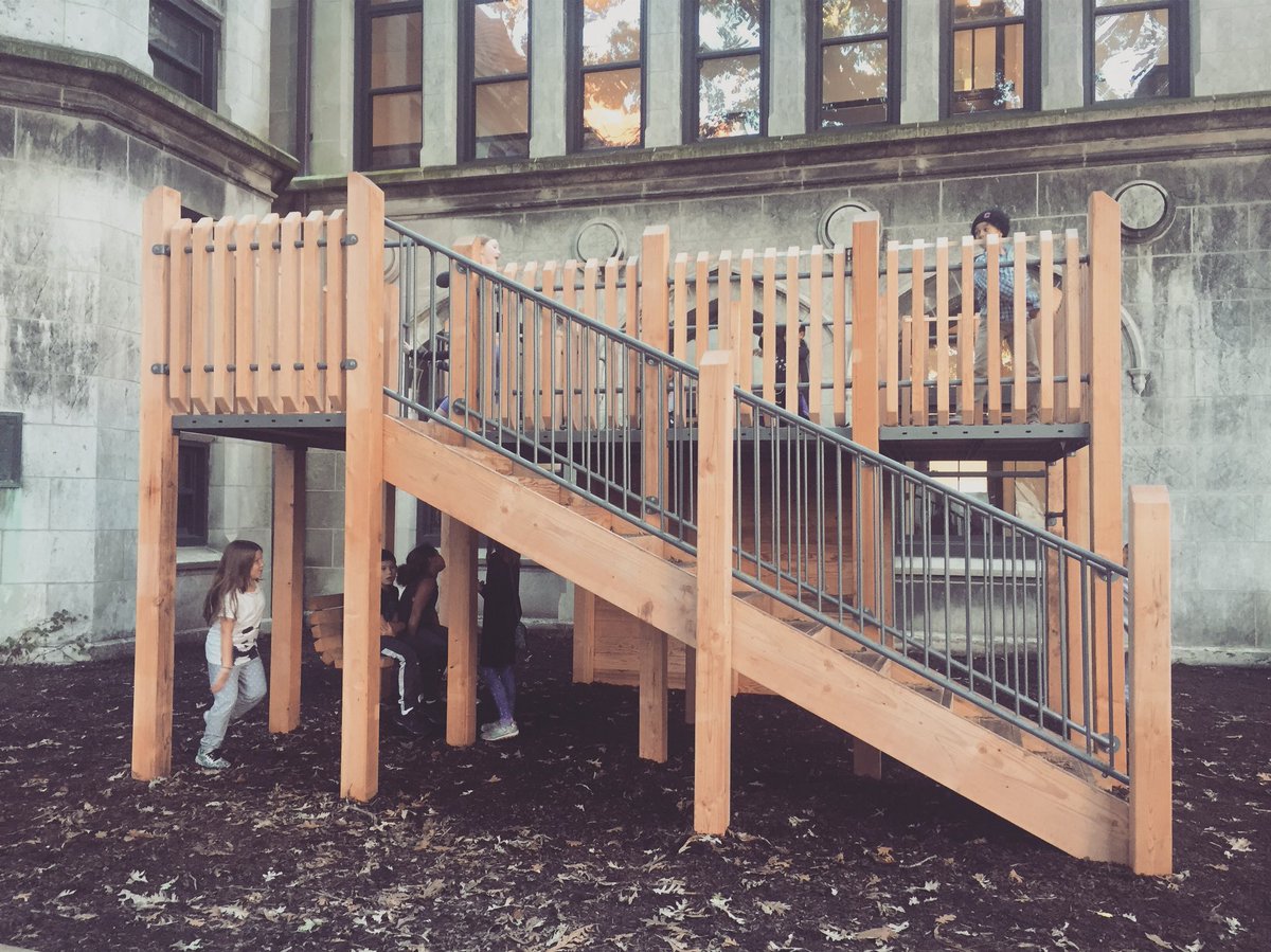 AskAndreaHite's tweet photo. Our #ExploreLab friends are LOVING the new fort! They had a blast giving adults tours &amp; sharing their favorite parts! #LSLab #UCLSKids https://t.co/Ez518qGW1M