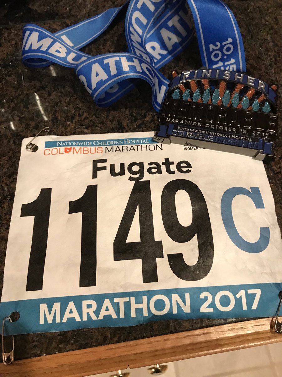 melindafugate's tweet photo. I’m officially a marathoner😆 Thank you @coachjayjohnson and the #simplemarathontraining! https://t.co/PXkcpsy9uh