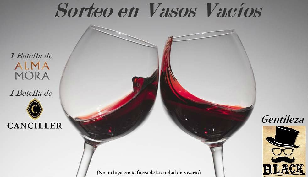 Sorteo #VinosBlackDelivery 
Para participar:
- Seguí <a href="/vasosvaciosfm/">Vasos Vacíos Radio</a>
- RT
Participa en #Facebook e #Instagram y suma + chances
