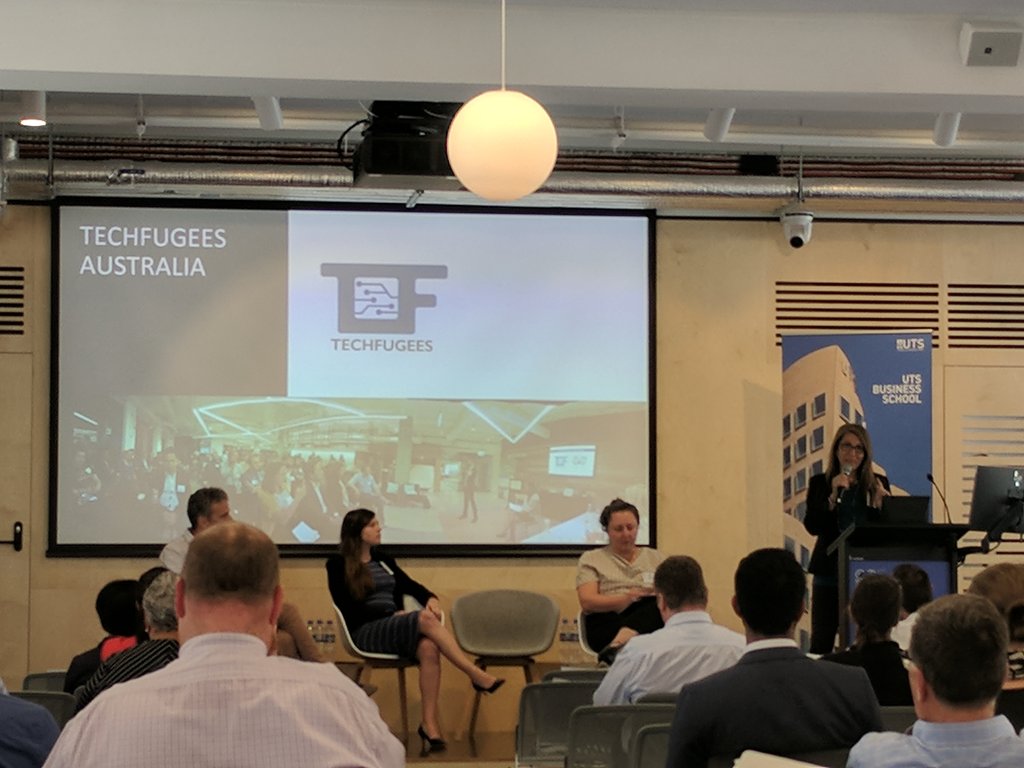Inspiring talk about <a href="/Techfugees/">Techfugees</a> and challenges faced by refugees/migrants in Australia by <a href="/ChiefDisrupter/">Annie E @Chiefdisrupter@aus.social</a>    <a href="/sparkfestivalau/">Spark Festival</a>  #futureedu