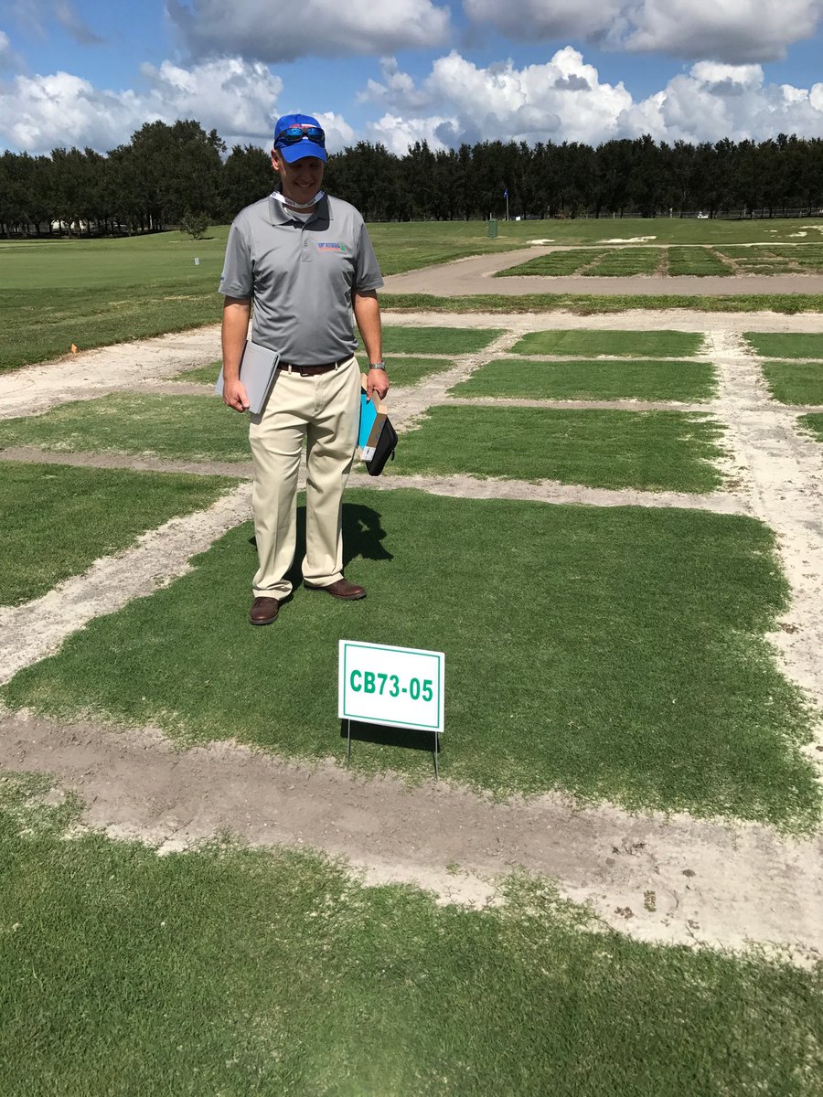 JonathanOBrown2's tweet photo. Big thank you to Dr. Kenworthy and his staff. They have an impressive turf grass breeding program. https://t.co/7JFGgzsgSo