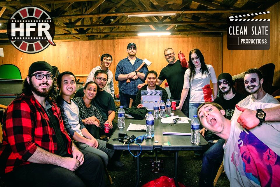 CleanSlateProd's tweet image. On set of new Clean Slate Productions #horror short film "The Tortured". Coming soon. #horrorfilmroulette #horrorfilm #shortfilm #slasher