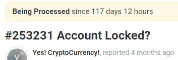 YesCrypto's tweet image. In an attempt to raise awareness about @Poloniex and their scamming, I will be posting daily updates about my 117 day old support ticket.