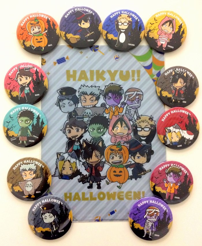 ハイキュー!! ハロウィン in J-WORLD TOKYO」で、オリジナルグッズが