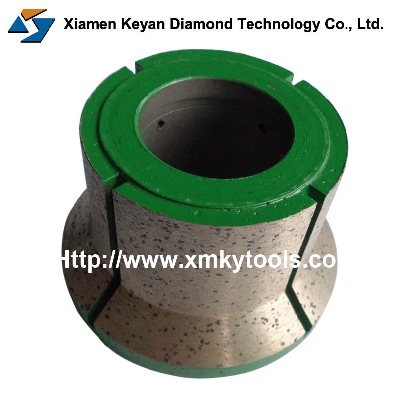 Sintering continuous type CNC tools for grinding stone edge.