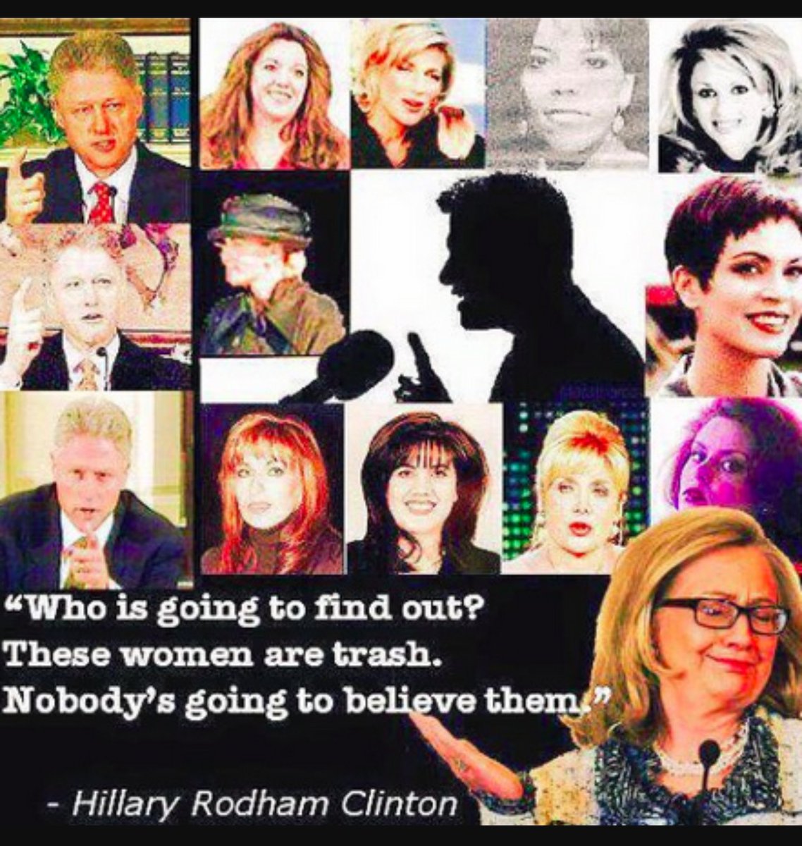 GregTosto's tweet photo. What's the difference? Give or take a few #crookedhillary #CrookedClintons #HarveyWeinstein #scumbags @FoxNews #lockh https://t.co/9zzUUDZbf7