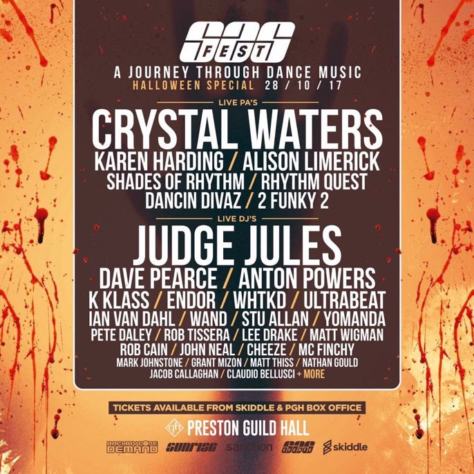 witpuk's tweet photo. @S2SFEST at @prestguildhall will sell out this week. Final tickets at @skiddle
#s2sfest #preston #halloween https://t.co/Qp00t2dkJ3