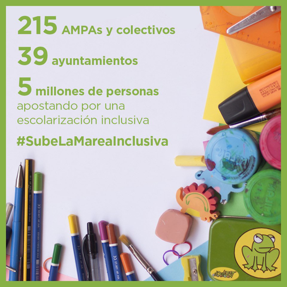Presentamos la ILA por una escolarización inclusiva en la Asamblea de Madrid #SubeLaMareaInclusiva