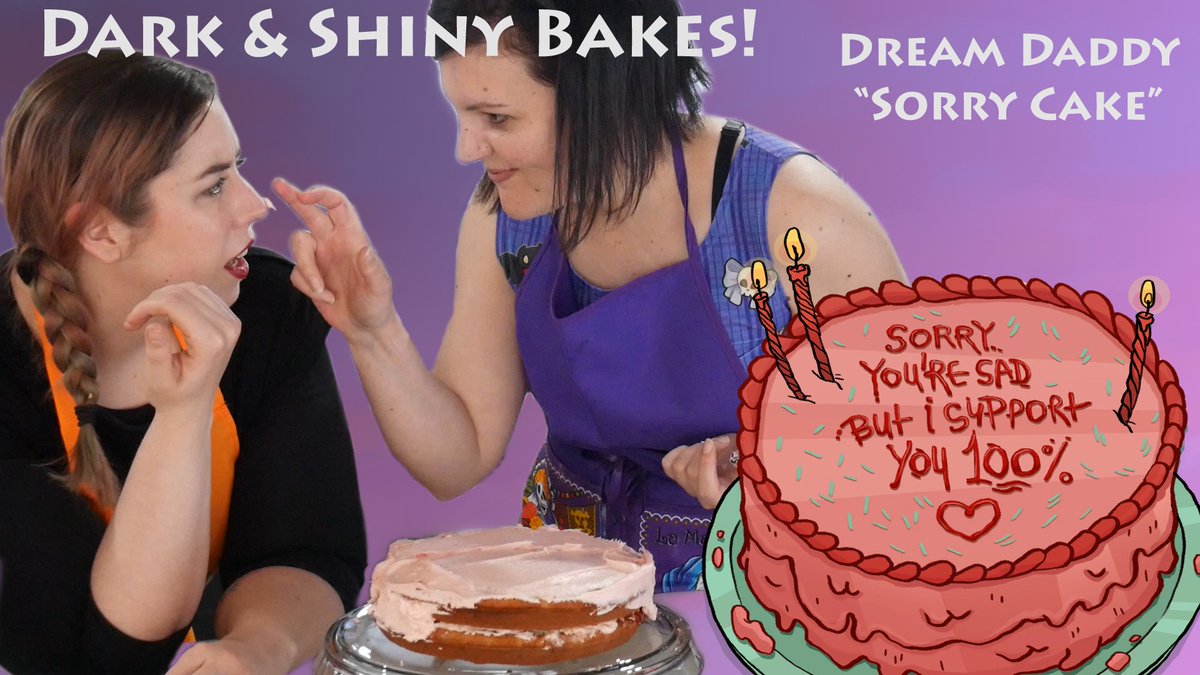 DarknShiny's tweet photo. It's finally here! Our #nailedit attempted at the #dreamdaddy #sorrycake https://t.co/S1LU2GgJaW https://t.co/54A0MIckOo